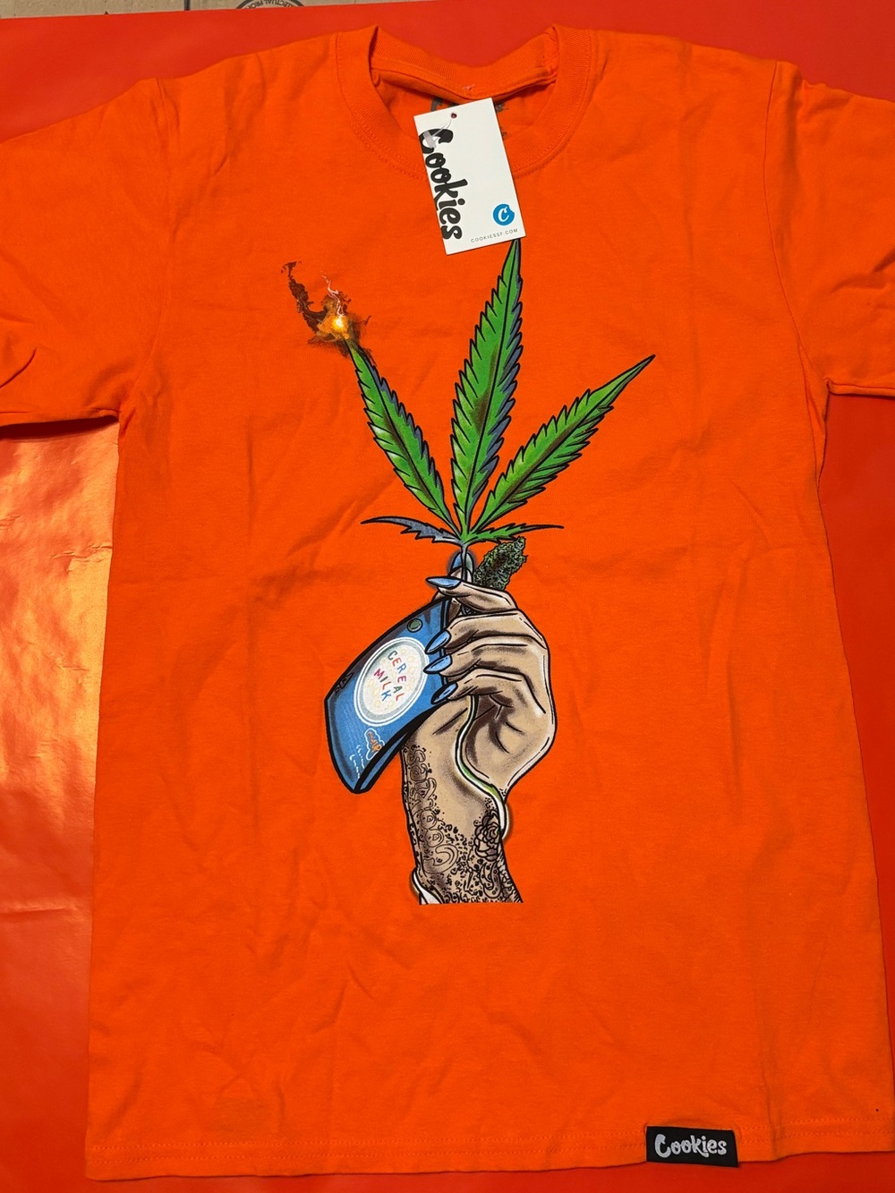 Cookies Orange Short-Sleeve Graphic Tee